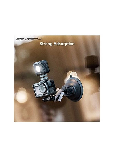 اشتري Action Camera Suction Cup, Black/Grey في السعودية