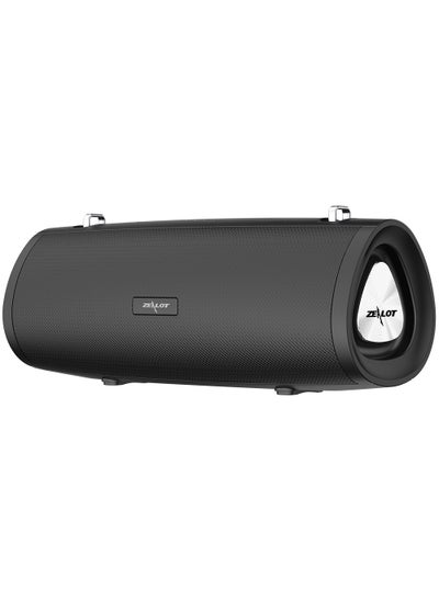 Buy ZEALOT S38 Portable Bluetooth Boombox Speaker Black in UAE