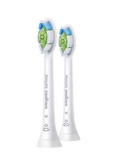 Buy Philips Sonicare Diamond Clean Replacement Tip Standard Size, 2-Pack, White in Saudi Arabia