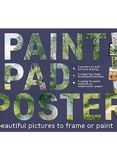 اشتري Paint Pad Poster Book: Country Scenes : 5 Beautiful Pictures to Frame or Paint في السعودية