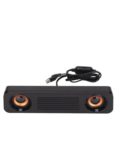 Buy B83 Computer Speaker Soundbar - (6W) 3W * 2.0 channels - 3.5mm Jack + USB Powered For Laptop, Desktop in Egypt