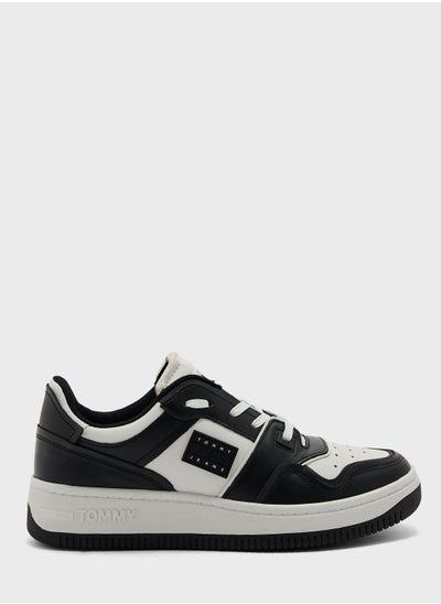 Buy Logo Print Low Top Sneakers in UAE