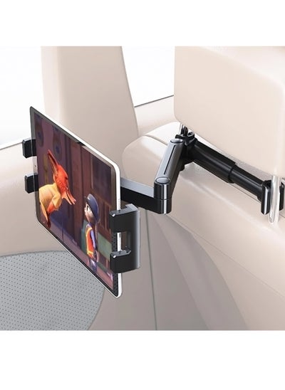 Buy Car Headrest Tablet Holder Car Tablet Mount Extension Arm Travel Accessories Road Trip Essentials for Kids, for 4.7-12.9" iPad Tablet CellPhones, Galaxy, iPhone, Switch in Saudi Arabia