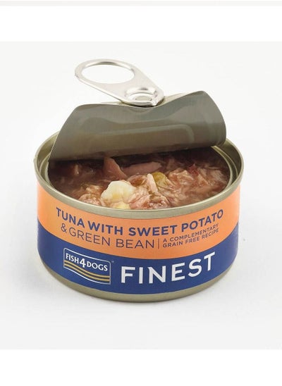 اشتري Fish4Dogs Tuna with Sweet Potato With Bean Wet Food 10X85G في الامارات