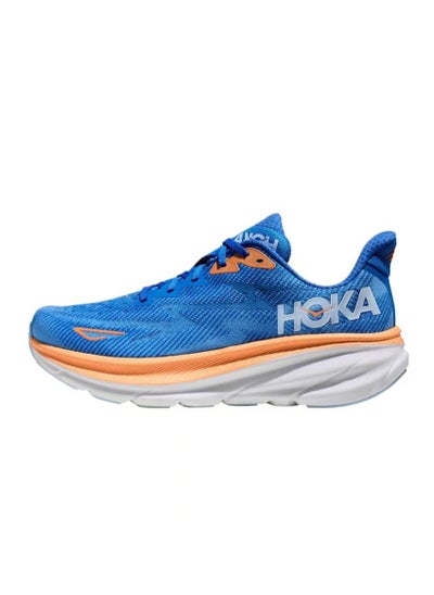 Buy Clifton 9 Outdoor Running Sneakers Dark Blue/Orange in Saudi Arabia