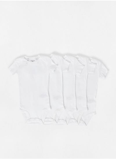 Buy Baby Essential Onesie (Pack of 5) in UAE