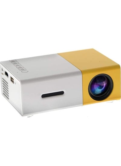 Buy YG-300 LCD LED Projector 400-600 Lumens 320 x 240 Pixels 1080P Home Media Player With Remote Control in UAE