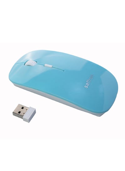 Buy Wireless Mouse, Slim Mouse Silent Mice Noiseless for Laptop with 2.4G USB Adapter Ultrafast Scrolling Portable Mouse 4 Adjustable DPI Compatible in UAE
