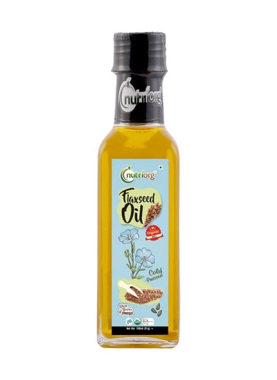 Buy Cold Pressed Organic Flax Seed Oil 100 ml Cold Pressed Omega 3 Rich in UAE