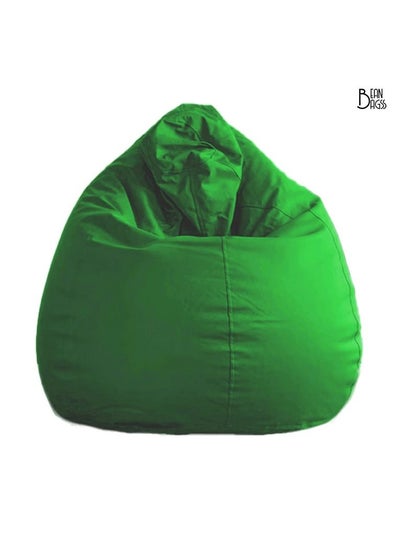 اشتري PVC Green Bean Bag Filled Multi Purpose Faux Leather Bean Bag في الامارات