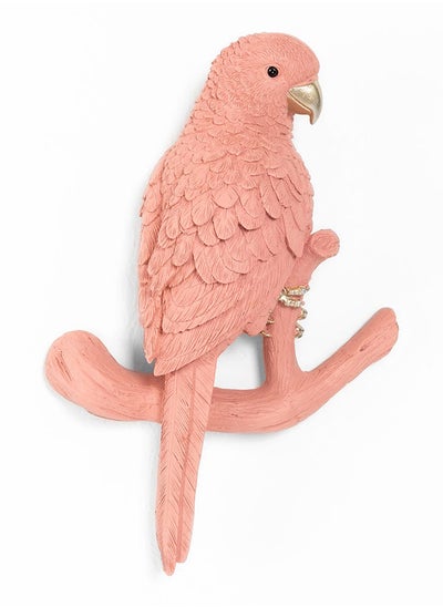 اشتري Oasis Amazon Parrot Wall Decor, Pink - 32x10 cm في الامارات