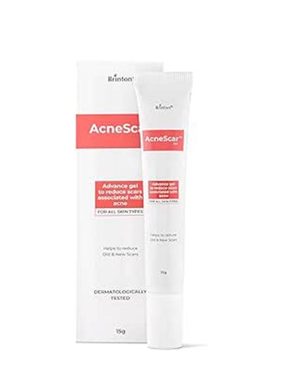 Buy Brinton Acne Scar Advanced Gel - 15g, Advance Non Greasy Formula To Reduce Acne Scars And Acne Pits, Fragrance Free And Light Weight, For All Skin Types in UAE