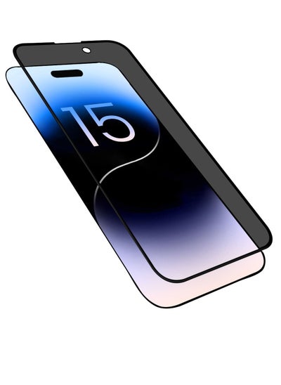 اشتري iPhone 15 Pro Max Privacy Screen Protector, Privacy Screen iPhone 15 Pro Max, Anti Spy Private Full Coverage, Shockproof Anti-Scratch 9H Tempered Glass, iPhone 15 Pro Max Accessories 6.7" في الامارات