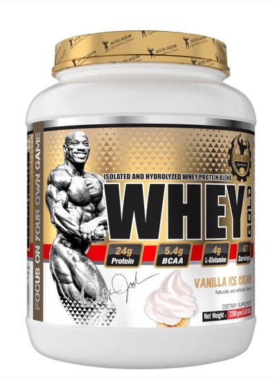 اشتري Dexter Jackson Whey Gold 5lbs Vanilla Ice Cream في الامارات