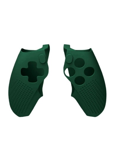 Buy Dobe Split PS5 DualSense Controller Grip Silicone Cover Case - Dark Green in Egypt