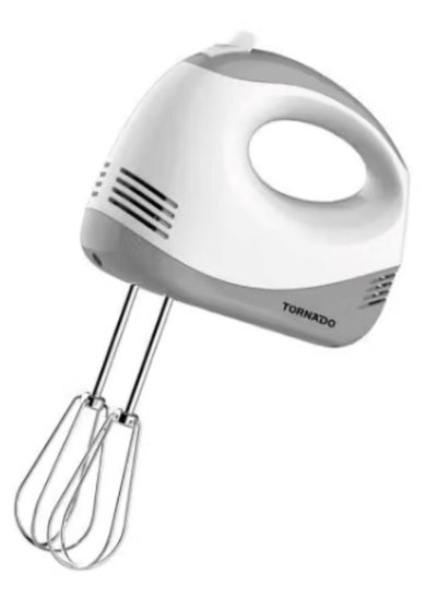 Buy Tornado Egg Beater 120W 5 Speeds White HM-120T in Egypt