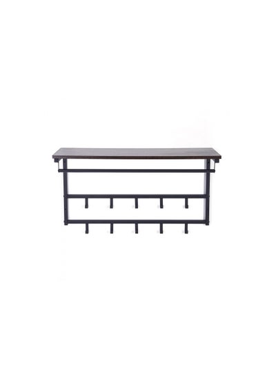 Buy Odian Wall Shelf 80x30x42cm - Black in UAE