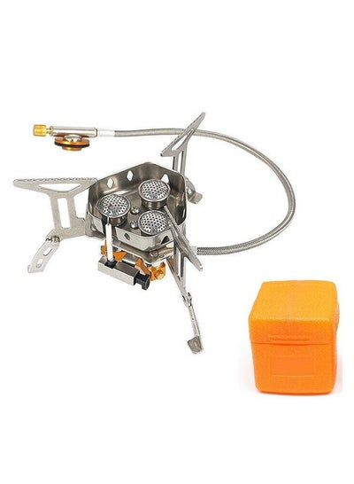 Buy Portable Gas Stove Ultimate Outdoor Portable Three Core Furnace 1/3 Burners Camp Gas Stove in UAE