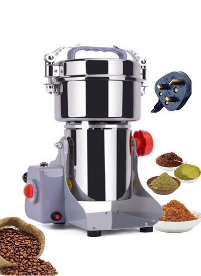 Buy 800g Grinder, 304 Stainless Steel Powder Grinder, Ultra-Fine Grinding Technology, Can Grind Coffee Beans and Grains, Suitable for Home/Restaurant/Hotel in Saudi Arabia