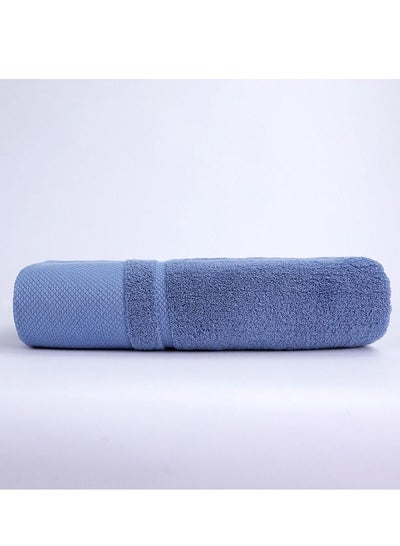 Buy M MIAOYAN 40 strands of pure cotton combed cotton towel pure cotton face towel plain face towel thickened without hair loss absorbent dark blue in Saudi Arabia