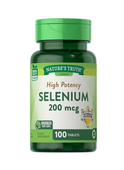 اشتري High Potency Selenium 200 MCG, 100 Tablets في الامارات