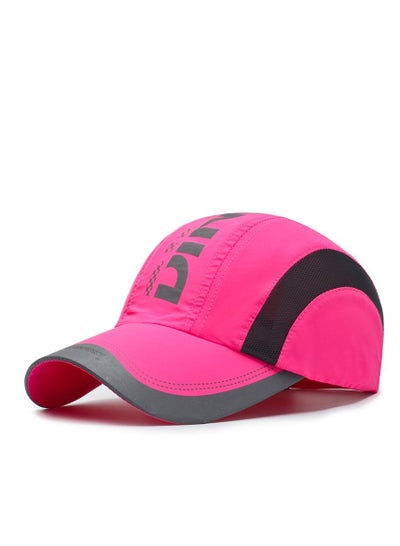اشتري Fashionable Portable Sunshade Hat Rose Pink في السعودية