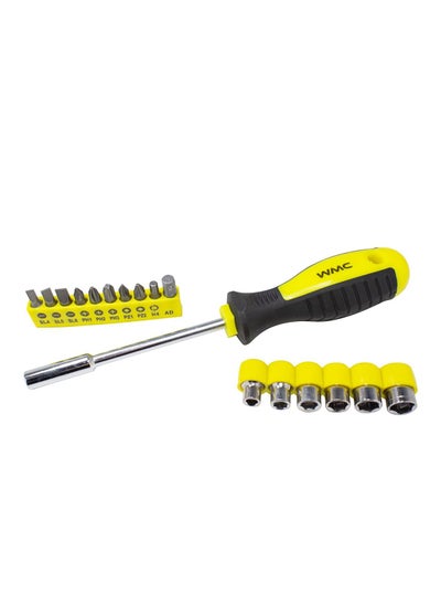 Buy WMC TOOLS Screwdriver-Bit Holder with a Set of Bits and Sockets 17 psc in UAE