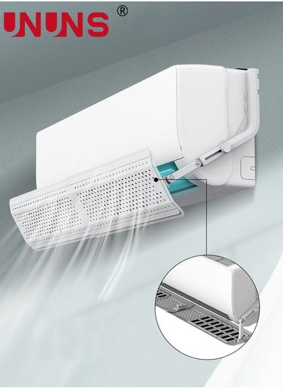 اشتري Adjustable Flow Deflector,Telescopic Air Conditioner Deflector,Wall Mounted Outlet Air Wing Cooled Baffle Wind Direction For Home في السعودية