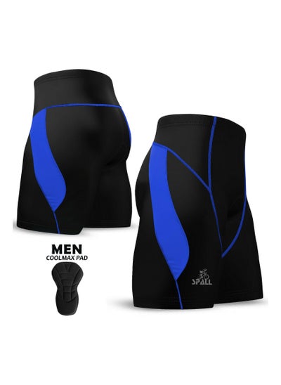 Buy Spall Men's Cycling Shorts Summer Quick Dry Padded Bike Shorts in UAE