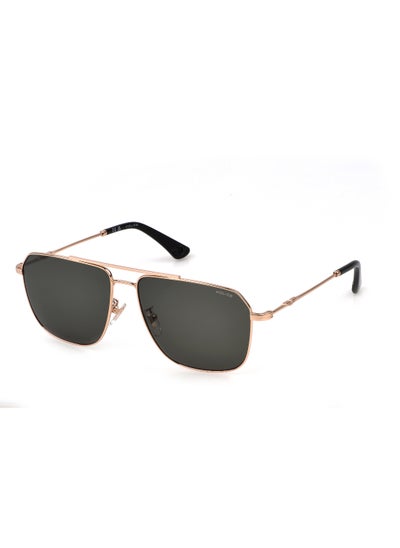 Buy Men's Navigator Shape  Stainless steel Sunglasses SPLN32M600300 - Lens Size: 60 Mm - Shiny Total Rose Gold in Saudi Arabia