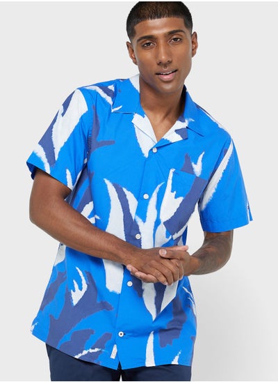 Buy Flower Print Regular Fit Shirt in UAE