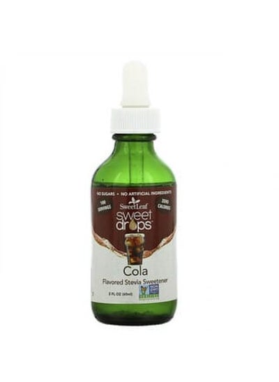 اشتري Wisdom Natural, SweetLeaf, Sweet Drops Stevia Sweetener, Cola, 2 fl oz (60 ml) في الامارات