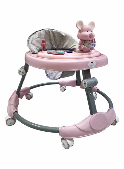 Buy Baby Walker Multifunctional Anti-Rollover Anti-O Folding 6-18 Months in Saudi Arabia