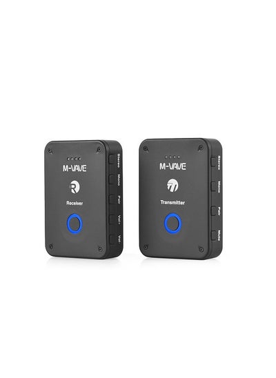 Buy M-VAVE Wireless Earphone Monitor Transmission System Rechargeable 2.4GHz Transmitter and Receiver Mono/Stereo Switch 24bit/48KHz Lossless Digital Transmission Sound Quality in UAE