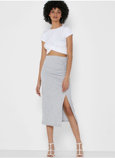 Buy Side Slit Midi Skirt in Saudi Arabia