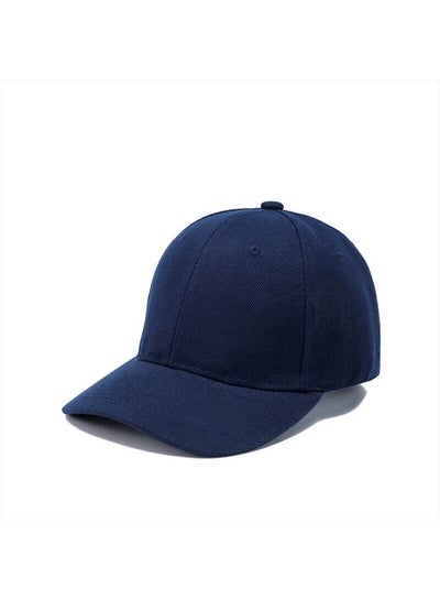 Buy Kids Boy Girl Baseball Cap Hat Soft Lightweight Adjustable Size for 2-9 Years (Navy Blue) in UAE