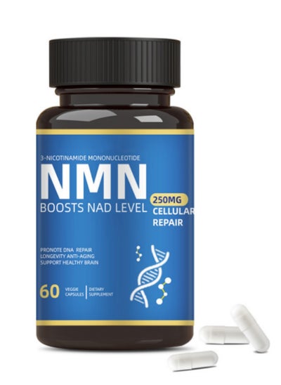 اشتري NMN Supplement Alternative - Liposomal NMNH (Dihydronicotinamide Mononucleotide) - High Purity NAD Supplement for Anti Aging, Energy, Focus - 60 Capsules - 250mg في السعودية