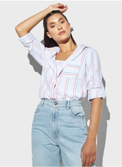 اشتري Striped Regular Fit Shirt في السعودية