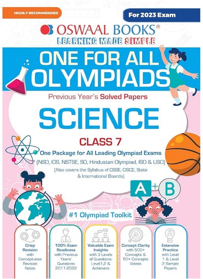 Buy Oswaal One For All Olympiad Previous Years' Solved in UAE