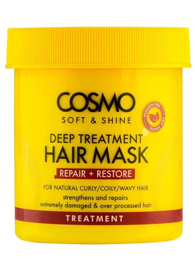 Buy Soft And Shine Deep Treatment Hair Mask Repair And Restore Paraben And Sulfate free 450g in Saudi Arabia