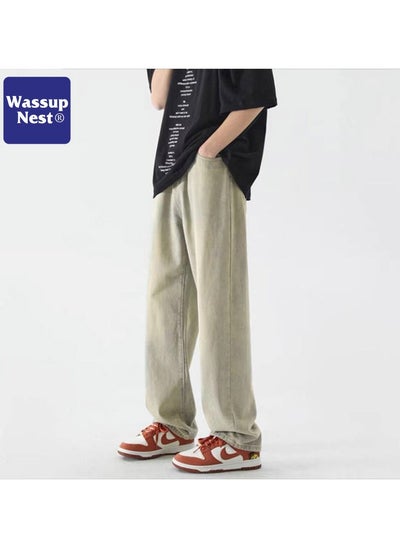 اشتري New WASSUP NEST Fashion Straight Casual Pants في السعودية