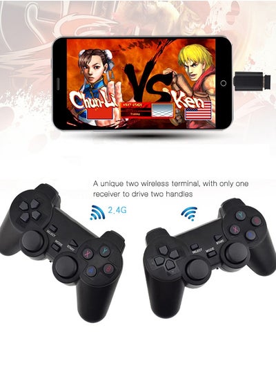 Buy M MIAOYAN Two-piece 2.4g wireless doubles gamepad Android box computer smart TV universal double game console in Saudi Arabia