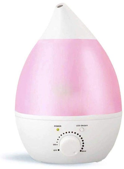 Buy Mist Humidifier Air Cool for Bedroom 3L Ultrasonic Whisper Automatic Up To 11 Hours(Pink) in UAE