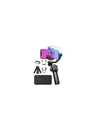 Buy hohem iSteady M6 Kit Gimbal Stabilizer for Smartphone, 2023 Upgraded 3-Axis Phone Gimbal, AI Tracker Android, Phone Stabilizer for Video Recording in Saudi Arabia