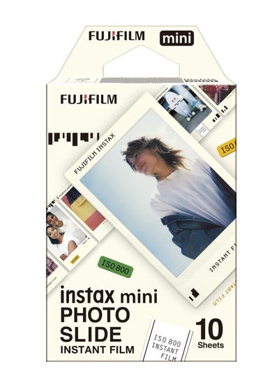 اشتري FUJIFILM INSTAX MINI P-SLIDE WW 1 Instant Camera Film, 10 Pieces, Picture (Photo Slide) في السعودية