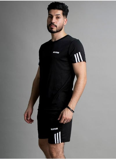 اشتري Men Activewear T-Shirt and Shorts Set Suitable for Indoor and Outdoor في الامارات