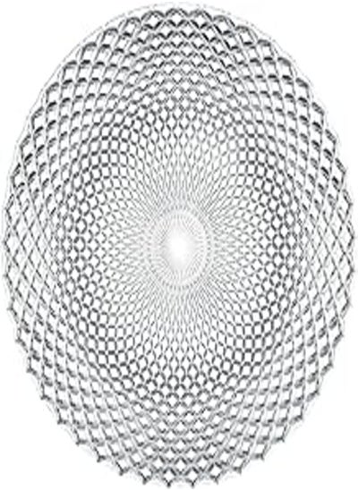 اشتري Nachtmann crystal charger plate 32xh2.2cm, set of 2, rumba في مصر