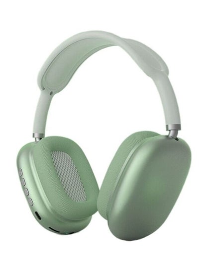 Buy P9 Bluetooth Wireless Headset Over-Ear Headphone With Mic - Green in Egypt