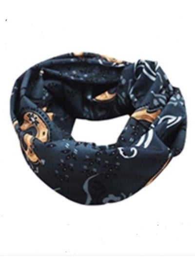 اشتري Unisex Multifunctional snoods scarf, Headwear, Headbands, snood face mask. Bandana face mask, neck gaiter, neck warmer في مصر