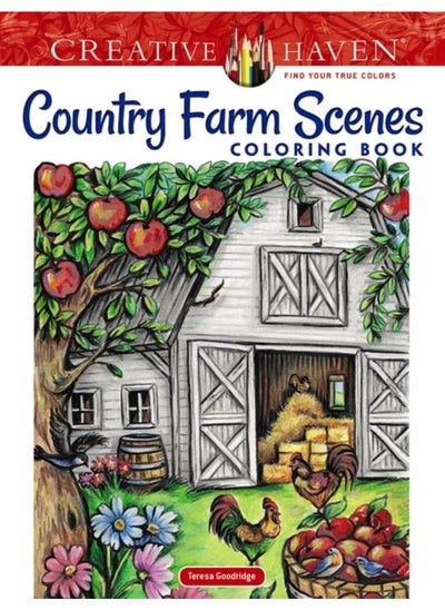 اشتري Creative Haven Country Farm Scenes Coloring Book في الامارات